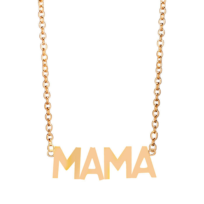 14k Gold MAMA Necklace