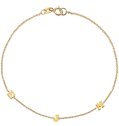 Karat Rush 14K Gold Initial F Necklace