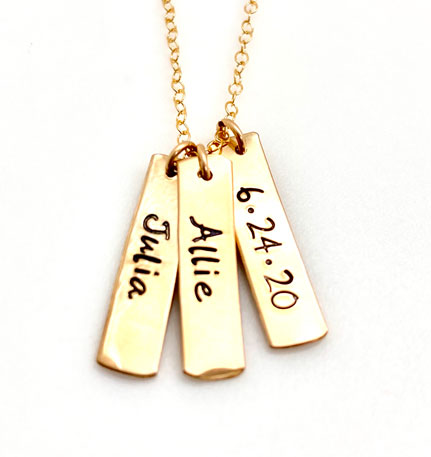 Allie Bar Necklace