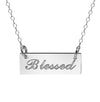 Medium Nameplate Necklace - Script font